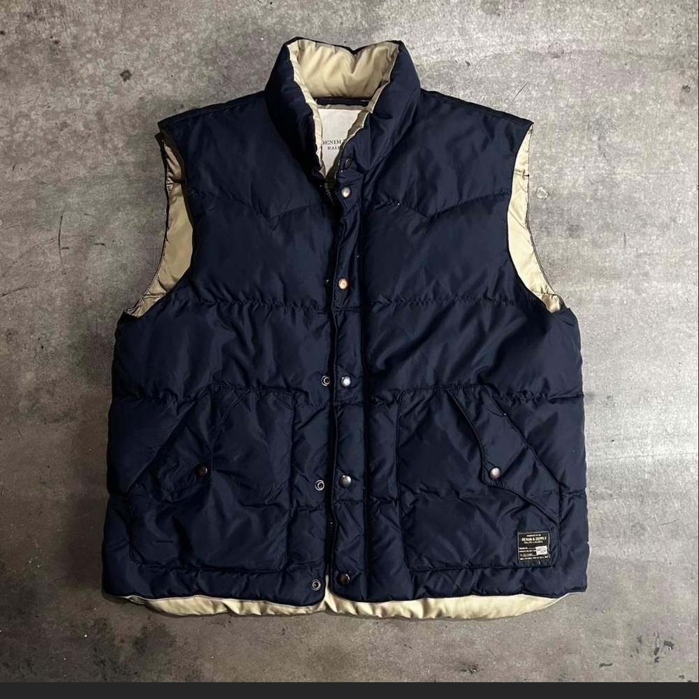 Ralph Lauren Dark Blue Quilted Vest